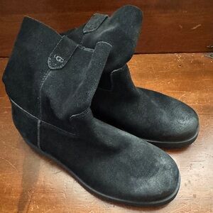 UGG Charcoal Suede Boots Size Women’s 7 NWOT